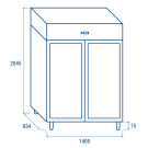 COOL HEAD - Armoire réfrigérée négative - GN2/1 QNG 12