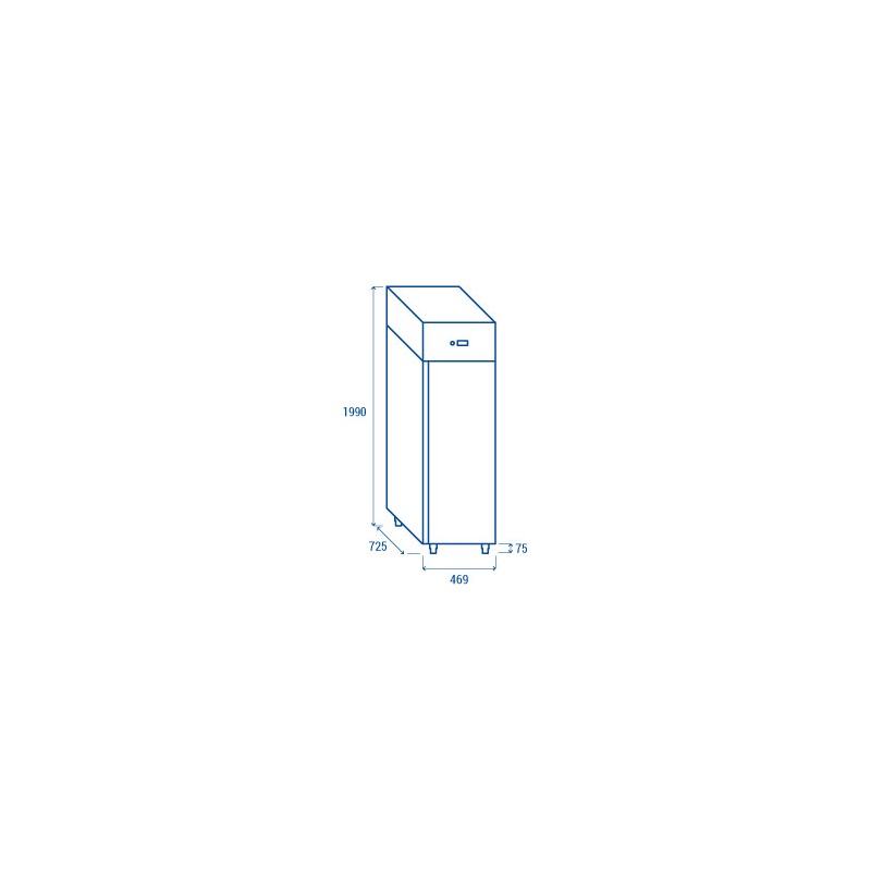 COOL HEAD - Armoire réfrigérée verticale GN1/1 QR 3