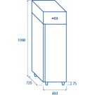 COOL HEAD - Armoire réfrigérée verticale GN1/1 QR 3