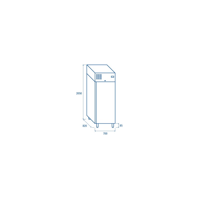 COOL HEAD - Armoire réfrigérée verticale QPC 740