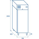COOL HEAD - Armoire Congélateur vertical QPN 740
