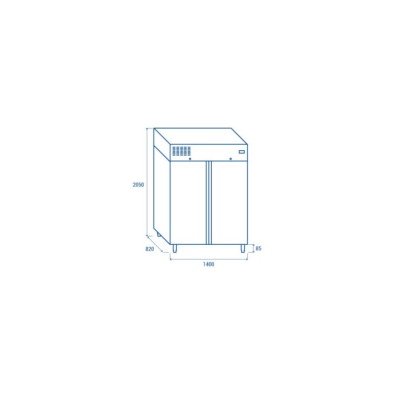 COOL HEAD - Armoire congélateur verticale QPN 1640