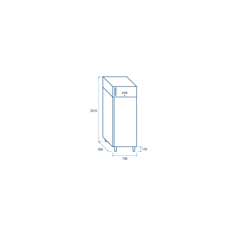 COOL HEAD - Armoire réfrigérée positive verticale PA 800TN