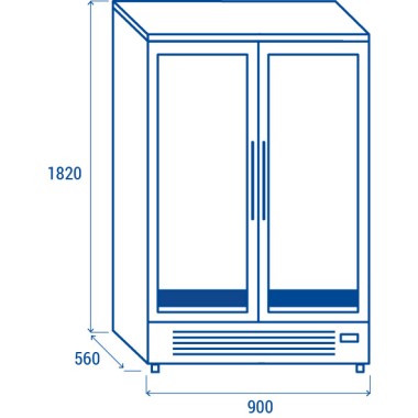 COOL HEAD -Cave de maturation à viande - 460 litres