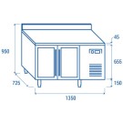COOL HEAD - Comptoir réfrigéré - GN1/1 QRG 2200
