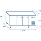 COOL HEAD - Comptoir congélateur - GN1/1 QN 3200