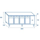 COOL HEAD - Table réfrigéré - GN1/1 QRG 4100SG