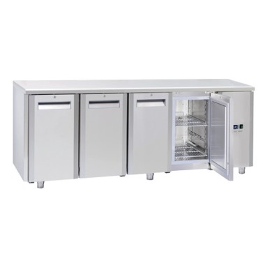 COOL HEAD - Comptoir congélateur GN 1/1 MOTEUR À DISTANCE QN 4100SG
