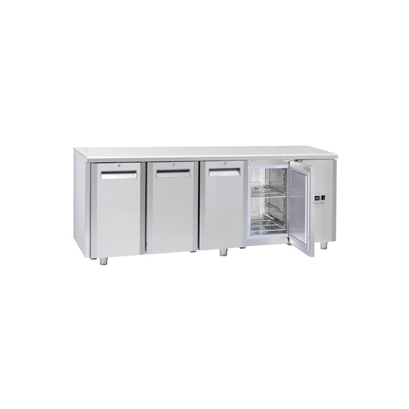 COOL HEAD - Comptoir congélateur GN 1/1 MOTEUR À DISTANCE QN 4100SG