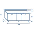 COOL HEAD - Table congélateur GN1/1 QN 4200SG