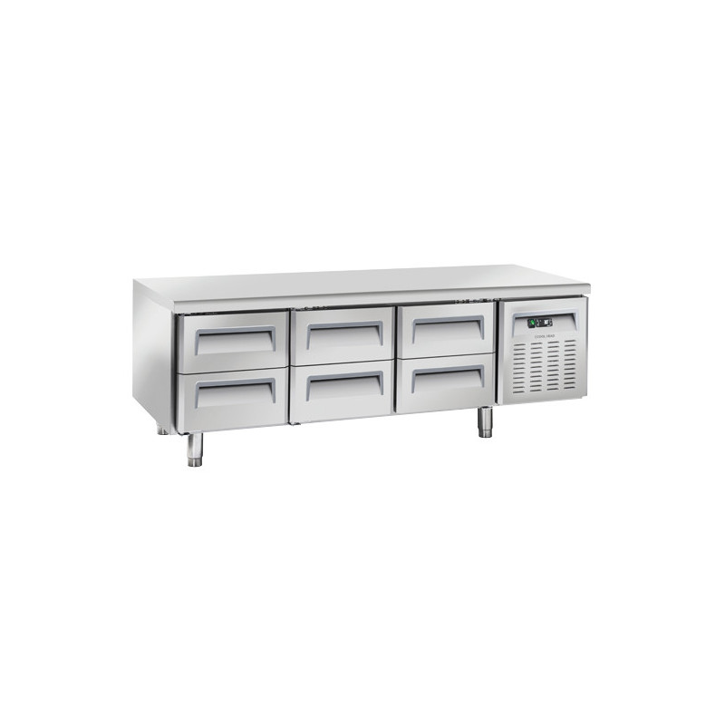 COOL HEAD - Comptoir réfrigéré positive GN1/1 - U-GN 3160