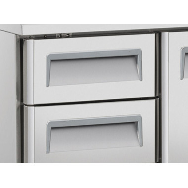 COOL HEAD - Comptoir réfrigéré positive GN1/1 - U-GN 3160