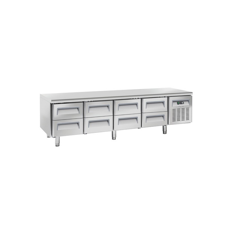 COOL HEAD - Comptoir réfrigéré positive GN1/1 - U-GN 4180