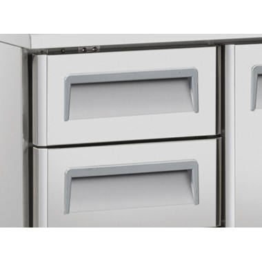 COOL HEAD - Comptoir réfrigéré positive GN1/1 - U-GN 4180