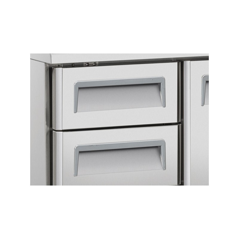 COOL HEAD - Comptoir réfrigéré positive GN1/1 - U-GN 4180