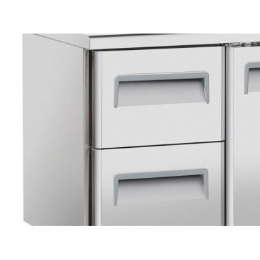 COOL HEAD - Table réfrigéré pour plateaux de 325x410mm SR 2200