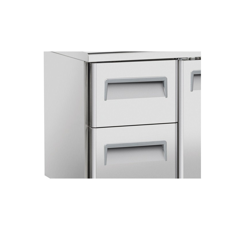 COOL HEAD - Table réfrigéré pour plateaux de 325x410mm SR 2200