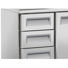 COOL HEAD - Table réfrigéré pour plateaux de 325x410mm SR 2200