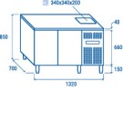 COOL HEAD - Meuble réfrigéré  GN1/1 - RC 2100LV