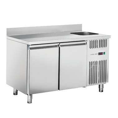 COOL HEAD - Meuble réfrigéré GN1/1 avec évier - RC 2200LV