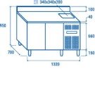 COOL HEAD - Meuble réfrigéré GN1/1 avec évier - RC 2200LV