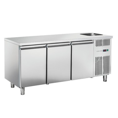COOL HEAD - Meuble réfrigéré  GN1/1avec évier - RC 3100LV