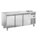 COOL HEAD - Meuble réfrigéré  GN1/1avec évier - RC 3100LV