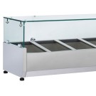 COOL HEAD  - Vitrine avec bacs GN1/4 réfrigérée horizontale - VRX 14/33