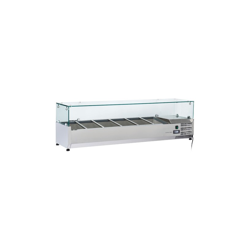COOL HEAD - Vitrine horizontal réfrigéré GN1/3 - VRX 15/38