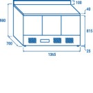 COOL HEAD - Table réfrigérée inox GN1/1 CRA 93A