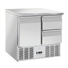 COOL HEAD - Table réfrigérée GN1/1 inox CRD 92A