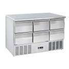 COOL HEAD -Table réfrigérée GN1/1 inox CRD 96A