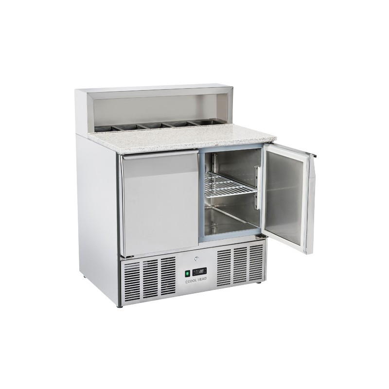 COOL HEAD -Saladette réfrigérée pizza GN1/1 CRP 90A