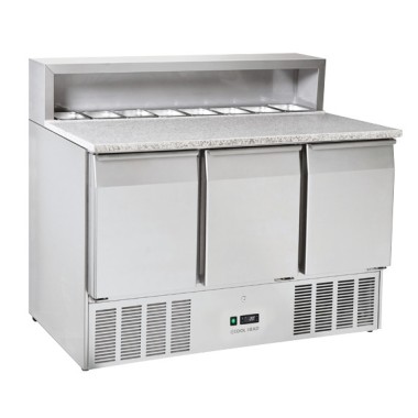 COOL HEAD - Saladette réfrigérée pizza GN1/1 CRP 93A