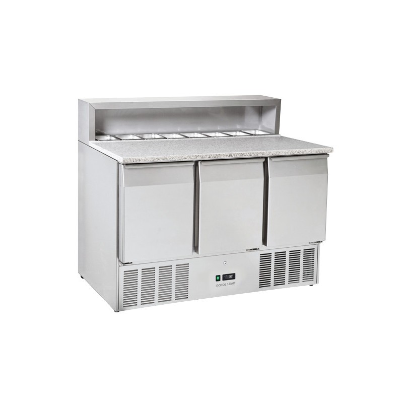 COOL HEAD - Saladette réfrigérée pizza GN1/1 CRP 93A