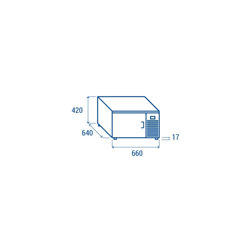COOL HEAD - Cellule refroidissement rapide GN 2/3 - RF 23 A