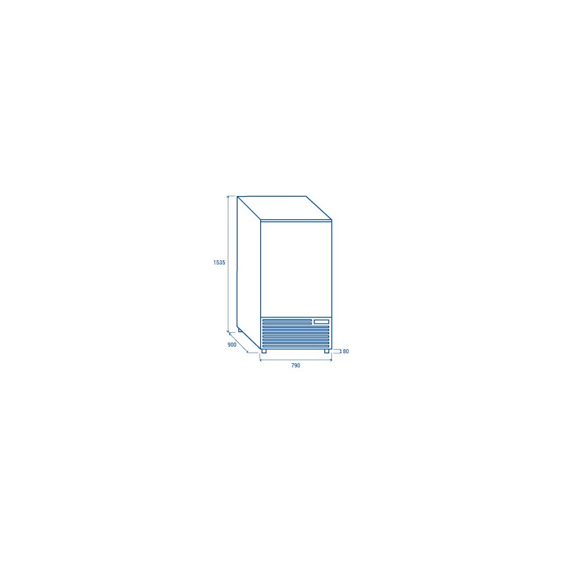 COOL HEAD - Cellule refroidissement rapide 600 x 400 mm RF 100A