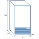 COOL HEAD - Cellule refroidissement rapide 600 x 400 mm RF 100A