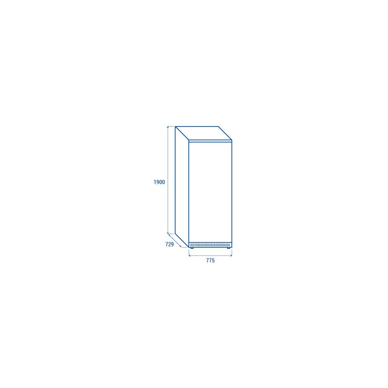 COOL HEAD - Armoire réfrigérée négative 600 litres CN 6