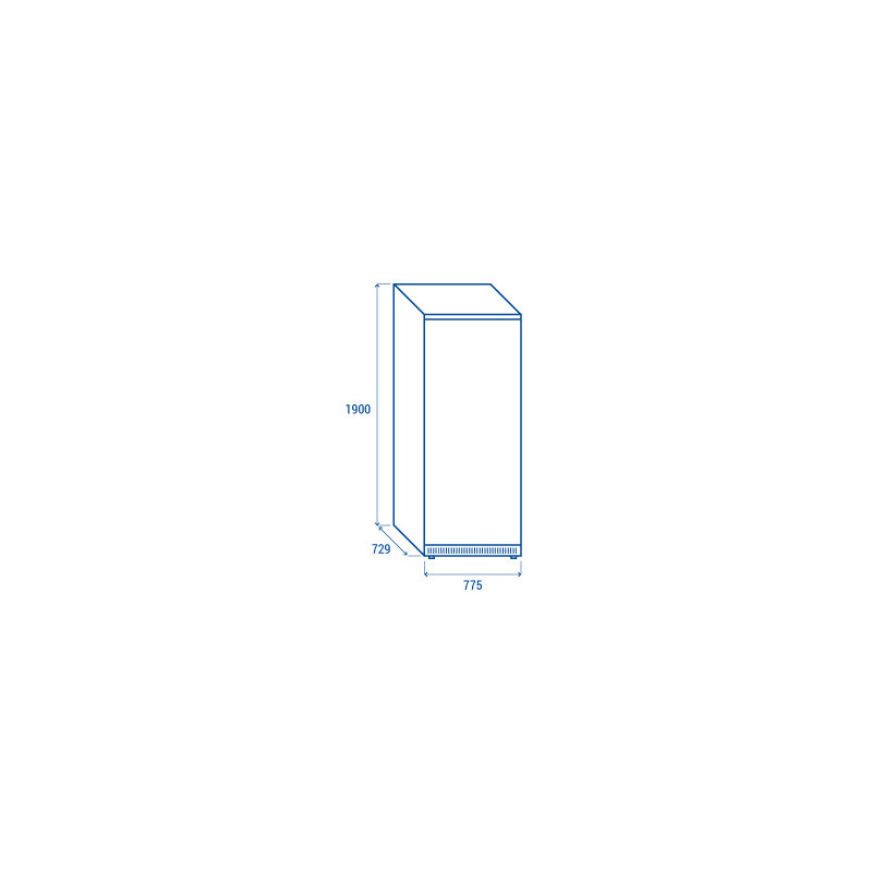 COOL HEAD - Armoire réfrigérée négative 600 litres CNX 6