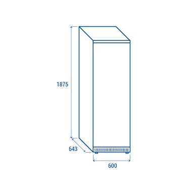 COOL HEAD - Armoire réfrigérée négative 400 litres CN 4