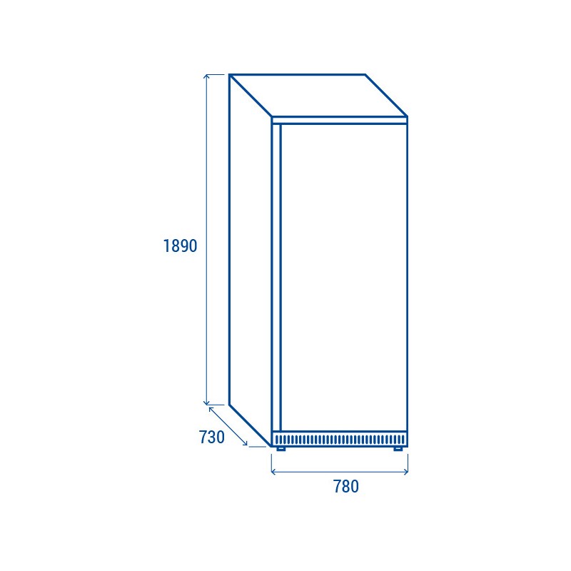 COOL HEAD  - Armoire réfrigérée positive GN 2/1 600 litres QRX 600