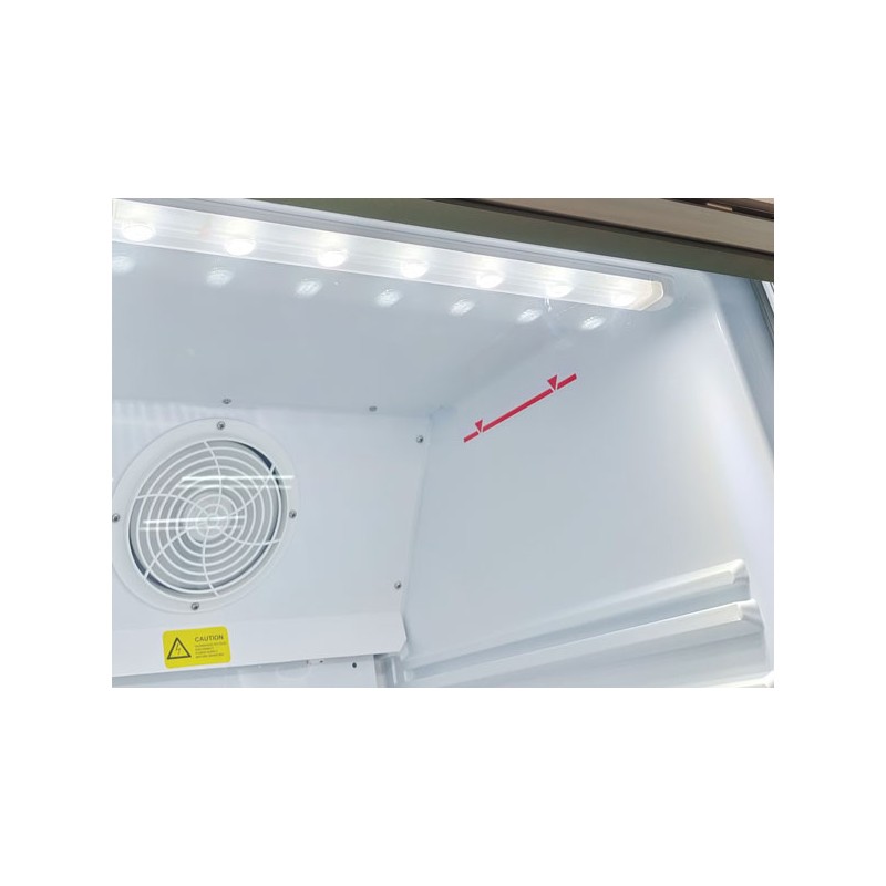 COOL HEAD - Vitrine réfrigérée positive vertical 600 litres QRG 600