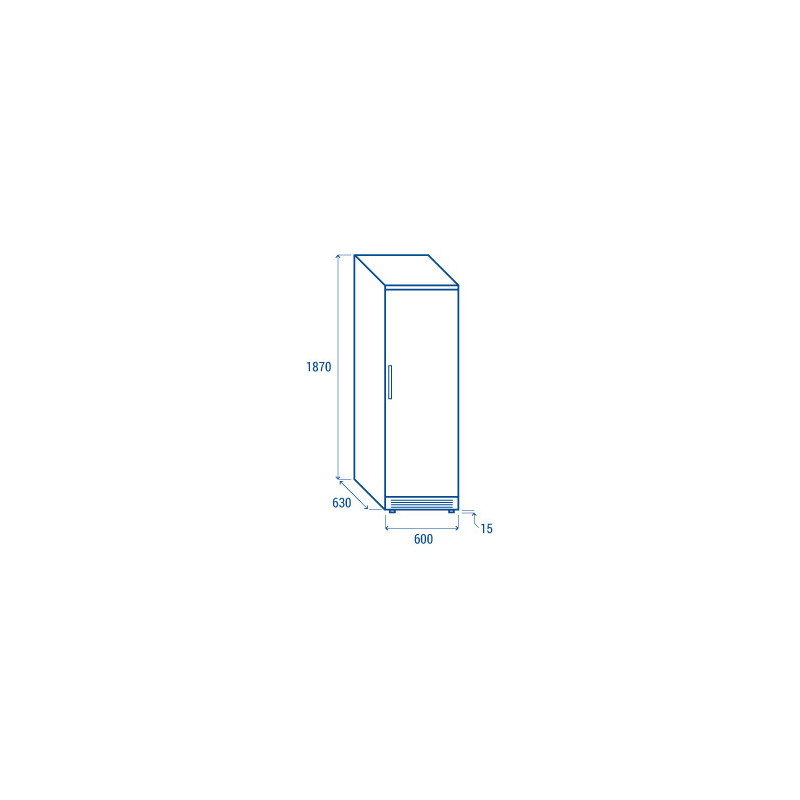 COOL HEAD - Congélateur vertical 350 litres - TN 390