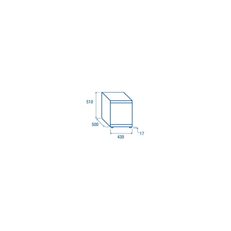 COOL HEAD - Refroidisseur vertical pour boissons 52 litres RCF 52