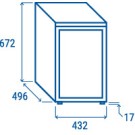 COOL HEAD - Refroidisseur à boissons vertical 60 litres RCF 60