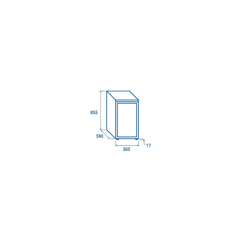 COOL HEAD - Refroidisseur de boissons vertical 115 litres RCF 145