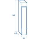 COOL HEAD - Refroidisseur vertical 105 litres DC 105C