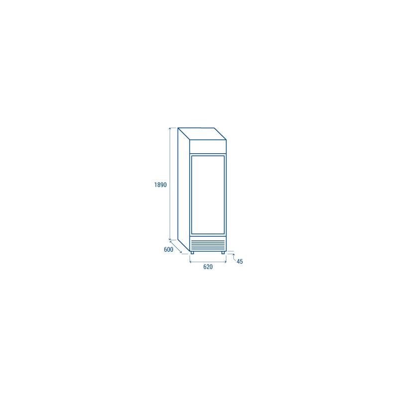 COOL HEAD - Refroidisseur de boissons vertical 350 litres DC 350C