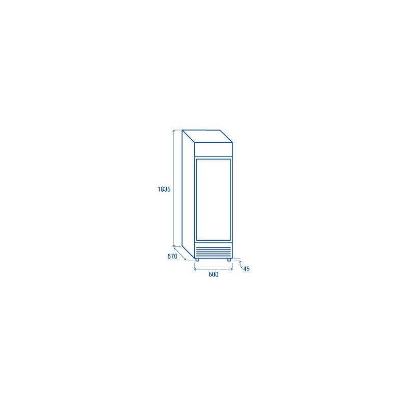 COOL HEAD - Refroidisseur de boissons vertical 350 litres DC 388C